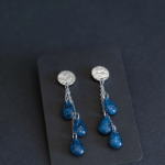 Boucles d'oreilles "La Nuit" cascade - Rue de Minuit