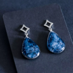 Boucles d'oreilles "La Nuit" goutte - Rue de Minuit