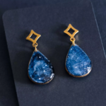 Boucles d'oreilles "La Nuit" goutte - Rue de Minuit