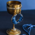 Boucles d'oreilles "La Nuit" lune - Rue de Minuit