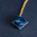 Collier "La Nuit" - losange - Rue de Minuit
