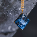 Collier "La Nuit" - losange - Rue de Minuit