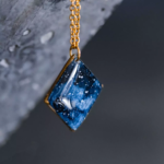 Collier "La Nuit" losange - Rue de Minuit
