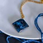 Collier "La Nuit" - losange - Rue de Minuit