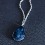 Collier "La Nuit" goutte - Rue de Minuit