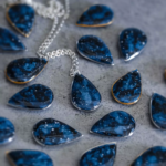 Collier "La Nuit" - goutte - Rue de Minuit