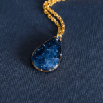 Collier "La Nuit" - goutte - Rue de Minuit