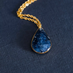 Collier "La Nuit" goutte - Rue de Minuit