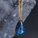 Collier "La Nuit" goutte - Rue de Minuit