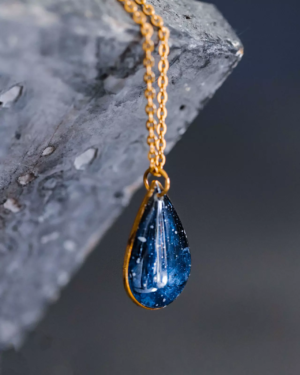 Collier "La Nuit" - goutte - Rue de Minuit