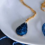 Collier "La Nuit" - goutte - Rue de Minuit