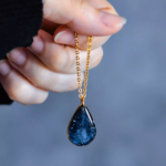 Collier "La Nuit" - goutte - Rue de Minuit