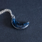 Collier "La Nuit" lune - Rue de Minuit