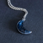 Collier "La Nuit" - lune - Rue de Minuit