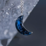 Collier "La Nuit" - lune - Rue de Minuit
