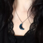 Collier "La Nuit" lune - Rue de Minuit