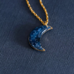 Collier "La Nuit" lune - Rue de Minuit