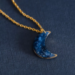 Collier "La Nuit" - lune - Rue de Minuit