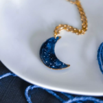 Collier "La Nuit" - lune - Rue de Minuit