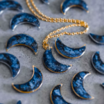 Collier "La Nuit" - lune - Rue de Minuit