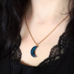 Collier "La Nuit" lune - Rue de Minuit