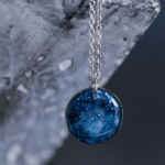 Collier "La Nuit - rond - Rue de Minuit