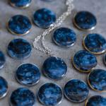 Collier "La Nuit - rond - Rue de Minuit