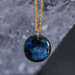 Collier "La Nuit - rond - Rue de Minuit