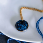 Collier "La Nuit - rond - Rue de Minuit