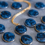 Collier "La Nuit - rond - Rue de Minuit