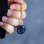 Collier "La Nuit - rond - Rue de Minuit