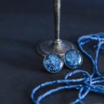 Clous d'oreilles "La Nuit" rond - Rue de Minuit
