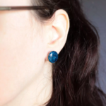 Clous d'oreilles "La Nuit" rond - Rue de Minuit