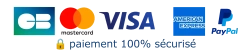 Paiement 100% sécurisé via Paypal